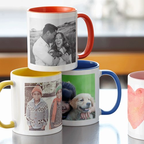 Personalized Printed Coffee Mugs, Mug Printing Online from Jaipur