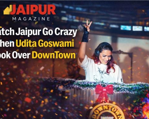 Bollywood actress Udita Goswami turned DJ and set Down Town Jaipur buzzing with high-energy beats
